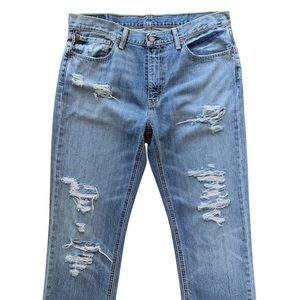 LEVI’S Men’s 541 Athletic Ripped Jeans | 36x36